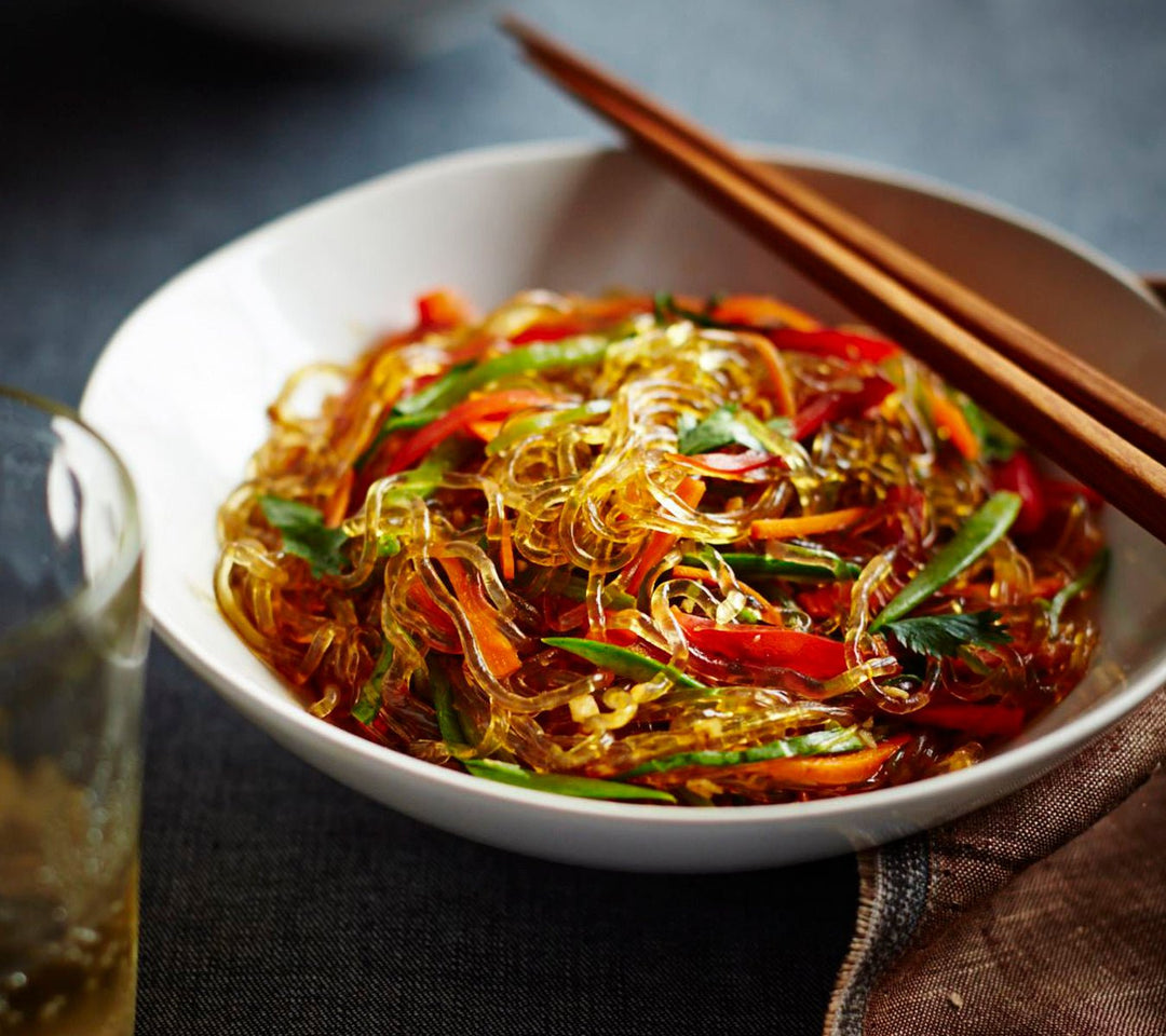 Health-Helping Kelp Noodle Salad with Tamarind Dressing