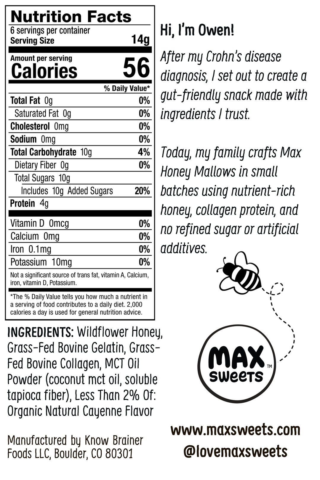 Freeze Dried Hot Honey Mini Honey Marshmallows