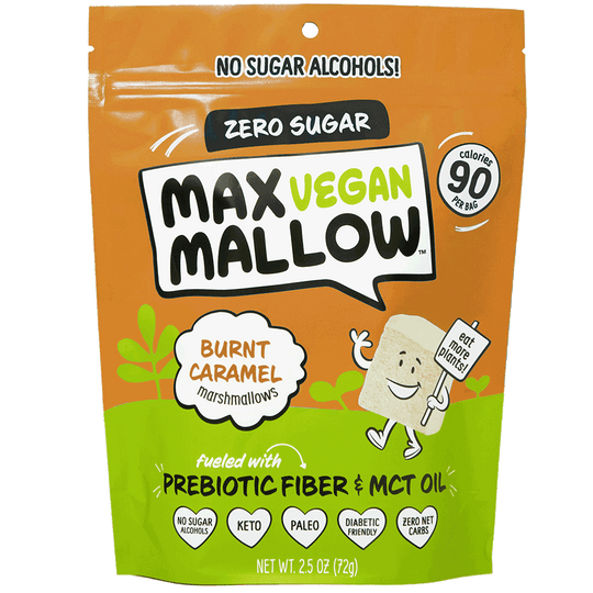 Max Mallows Vegan Burnt Caramel front view